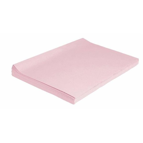 Spectra Spectra 006198 Deluxe Bleeding Recyclable Art Tissue Paper; Baby Pink - 24 Sheets 6198